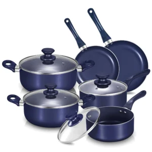 Oster 10 Piece Nonstick Aluminum Cookware Set