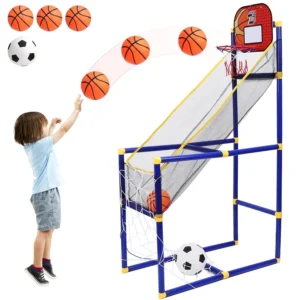 Over the Door Basketball Hoop Indoor Sports Game Ages 3 by MinnARK