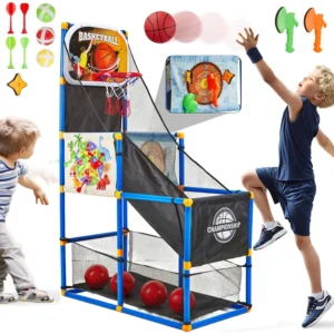 Over the Door Basketball Hoop Indoor Sports Game Ages 3 by MinnARK