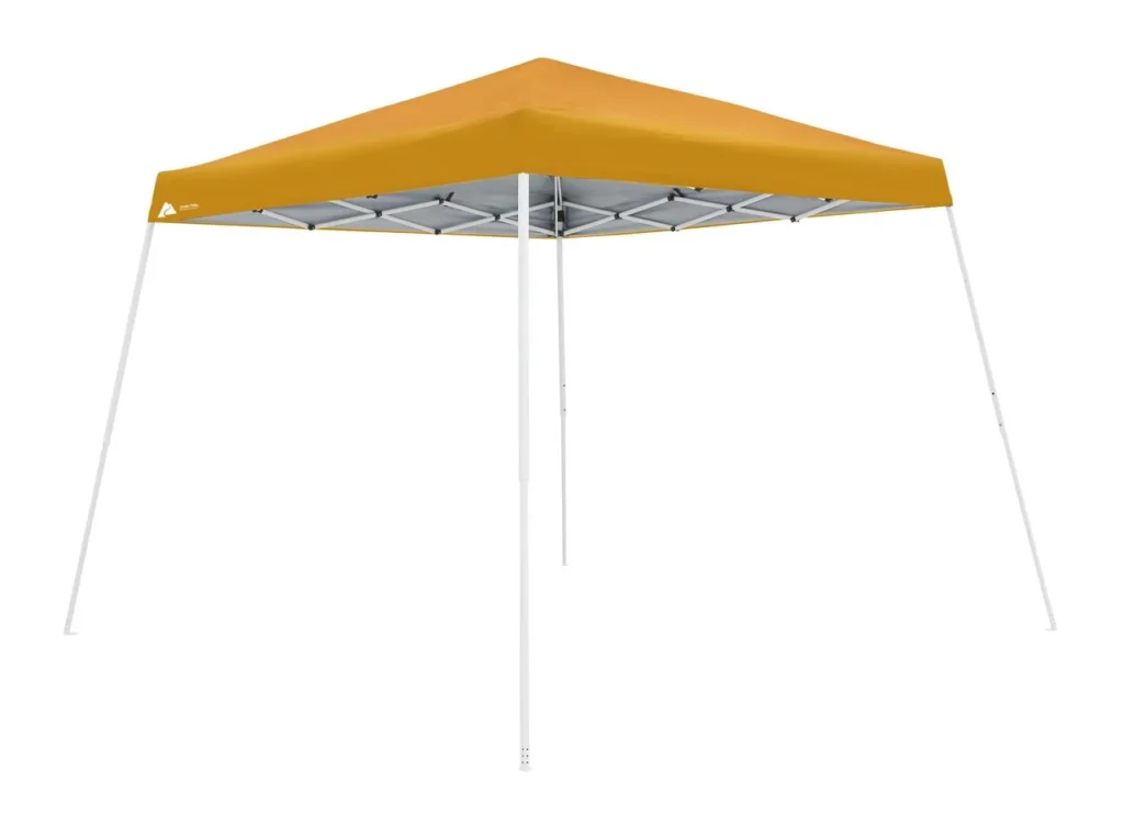Ozark Trail 10 x 10 Instant Slant Leg Canopy Outdoor Shade Shelter Blue