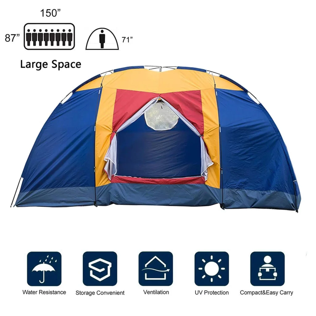 Ozark Trail 13 x 9 8 Person Instant Cabin Tent 25 79 lbs