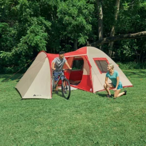 Ozark Trail 15 x 15 8 Person Glamping Bell Tent with String Lights 22 57 lbs