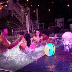 Packed Party Inflatable Party Car IPX7 Waterproof Floating Wireless Bluetooth Speaker for Backyard Pool Beach Lake