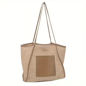 Packed Party Scalloped Flap Straw Bag – Elegant Chain Strap