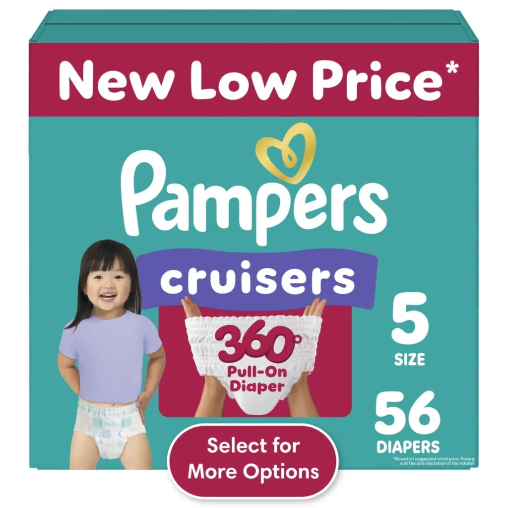 Pampers Cruisers Diapers 360 Size 5 56 Count Select for More Options