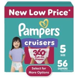 Pampers Cruisers Diapers 360 Size 5 56 Count Select for More Options