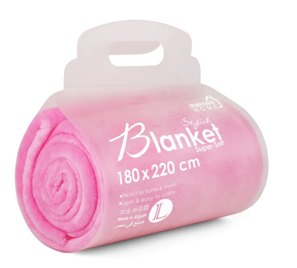 PC COZY BLANKET PINK