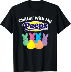 Peeps Toddler Short Sleeve Crewneck Graphic T Shirt Sizes 12M 5T