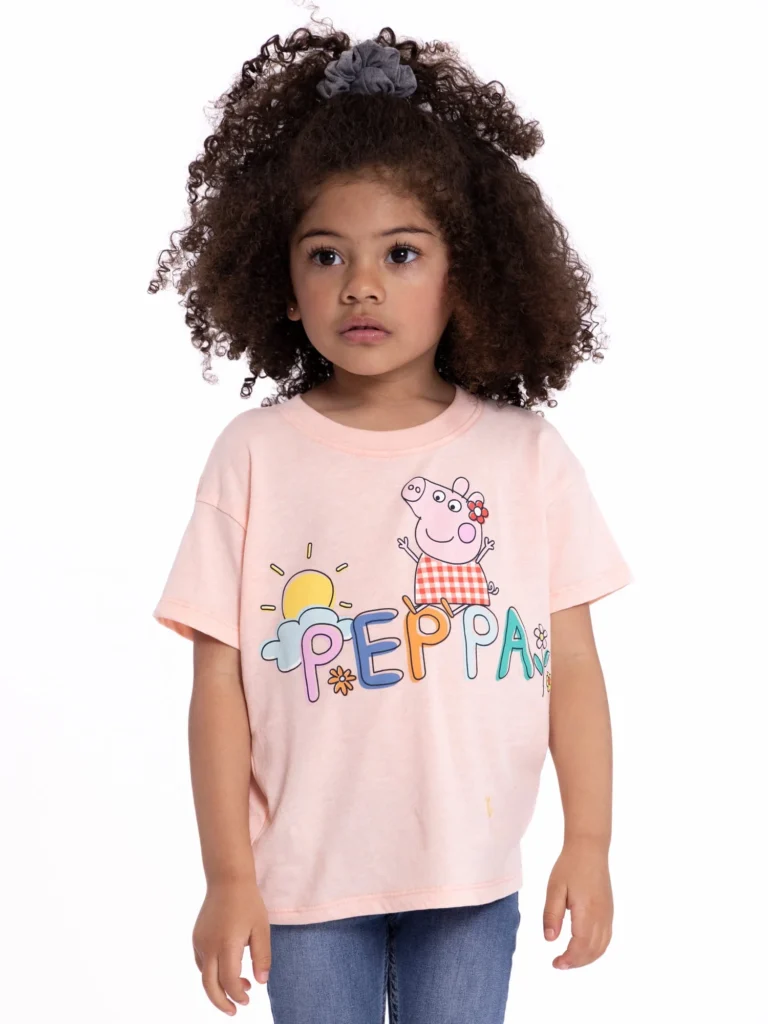 Peeps Toddler Graphic Crewneck T-Shirt – Soft & Playful Style 12M-5T β alternate angle showing full product