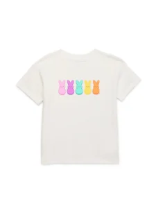 Peeps Toddler Short Sleeve Crewneck Graphic T Shirt Sizes 12M 5T