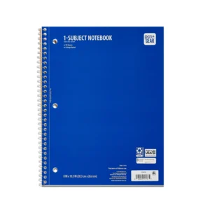 Pen Gear 1 Subject Notebook College Ruled Blue 70 Sheets