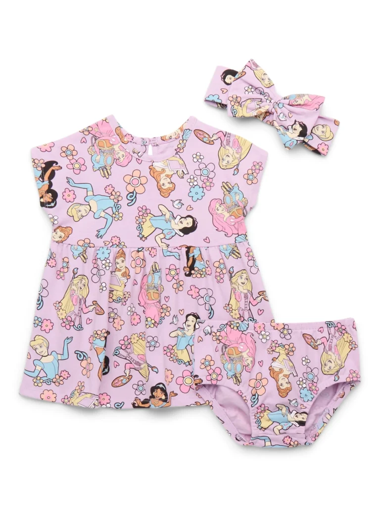Peppa Pig Baby Girl’s Allover Print Dress Set – Adorable Comfort β alternate angle showing full product