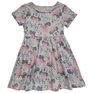 Peppa Pig Baby Girl s Allover Print Dress with Short Sleeves and Matching Diaper Cover Sizes 0 3M 6 9M