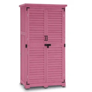 PETSCOSSET Outdoor Storage Shed Garden Storage Cabinet
