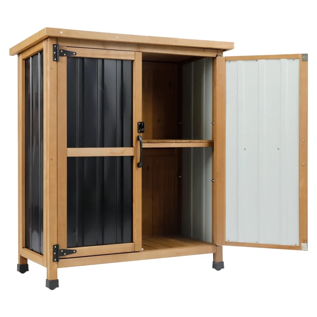 PETSCOSSET Outdoor Storage Shed Garden Storage Cabinet