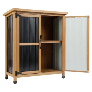 PETSCOSSET Outdoor Storage Shed Garden Storage Cabinet
