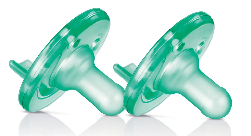 Philips Avent Soothie Pacifier 0-3 Months – Hospital Grade Silicone β close-up detail of design and finish