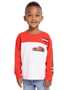 Pixar Cars Toddler Full Zip Jacket with Long Sleeves, Sizes 12M-5T