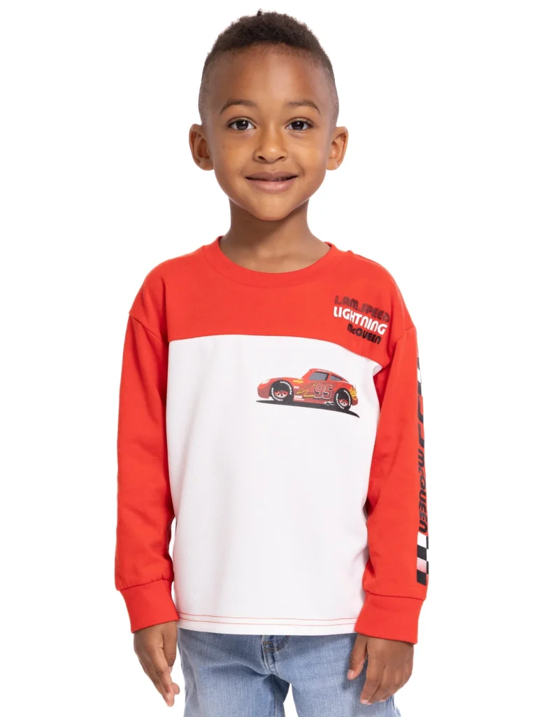 Pixar Cars Lightning McQueen Toddler Zip Jacket – Cozy & Play-Ready β close-up detail of design and finish