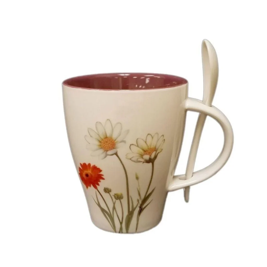 PLASTIC FLOWER CUP — alternate angle showing full product
