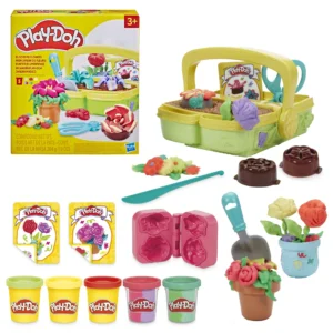Play Doh Blooming Flowers Arts Crafts Toy Set for Girls Boys 3