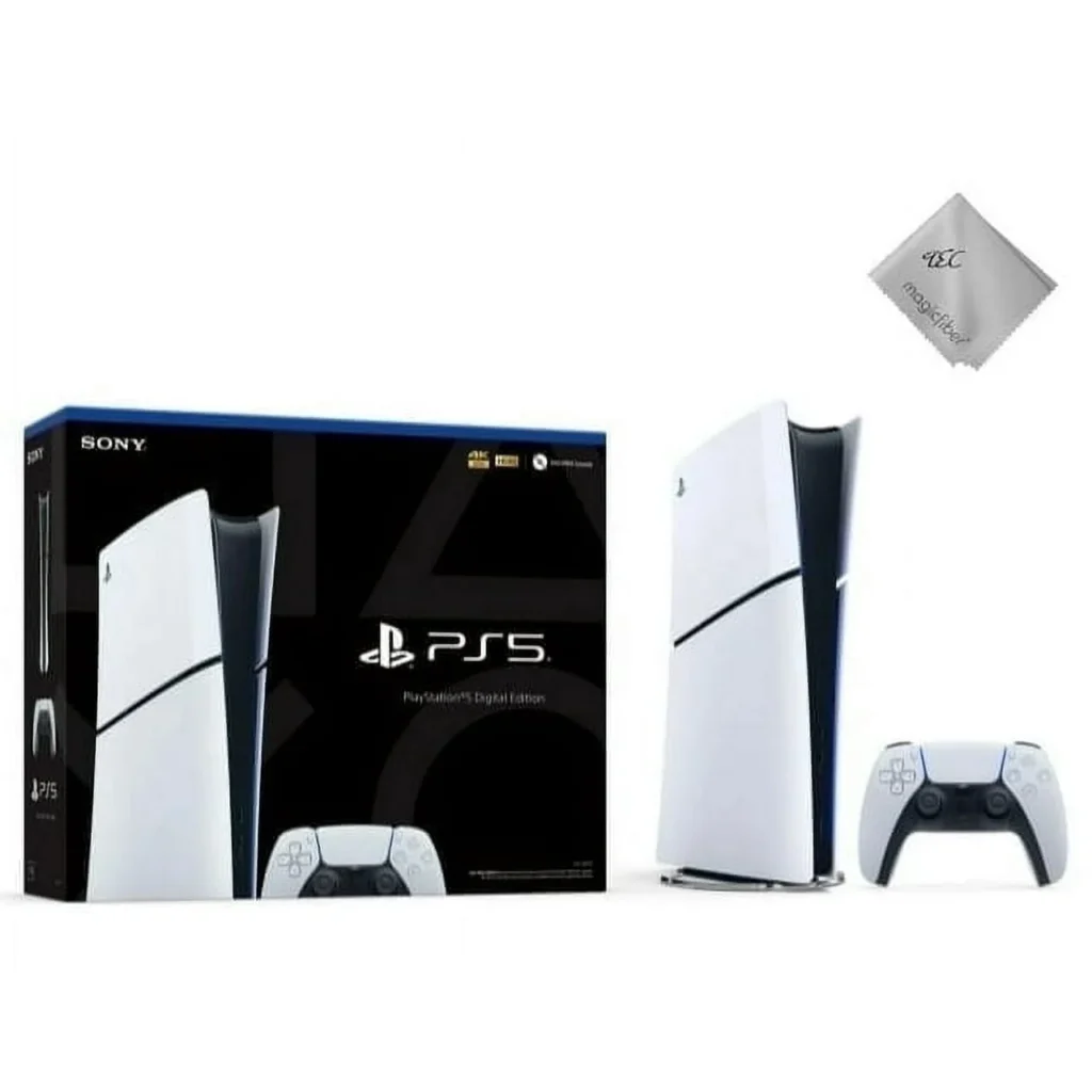 PlayStation 5 Disc Console Slim – Next-Gen Gaming Powerhouse — close-up detail of design and finish