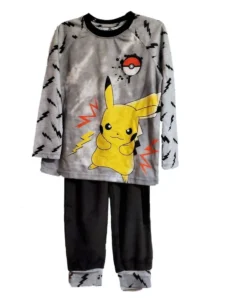 Pokemon Boys 2 Piece Short Sleeve Top and Pant Pajama Set Sizes 4 12