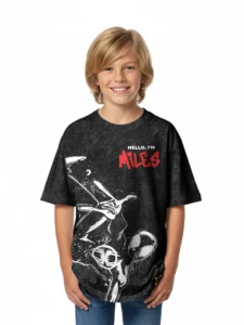 Power Rangers Boys Relaxed Mineral Wash Graphic T Shirt Mighty Morphin Sizes 4 18