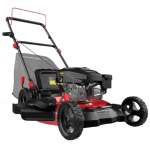 PowerSmart 21 144cc Gas Push Lawn Mower 3 in 1 with 6 Position Height Adjustment