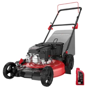 PowerSmart Gas Push Lawn Mower Powered 21 inch 3 in 1 with 144cc Engine 6 Position Height Adjustment
