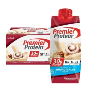 Premier Protein 30g High Protein Shake Indulgence White Chocolate Raspberry 11 fl oz 15 pk