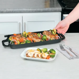 Presto Ceramic Electric Griddle Warmer Plus Black 07024 3