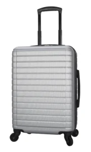 Protege Vacationer Collection 20 inch Medium Hardside Carry on Luggage Upright Blue Cove All Ages