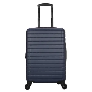 Protege Vacationer Collection 20 inch Medium Hardside Carry on Luggage Upright Blue Cove All Ages