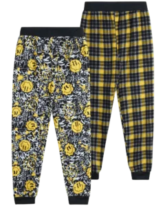 Quad Seven Boys Pajama Pants 2 Pack Fleece Sleep and Lounge Pants Size 8 18