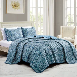 Queen Size 3 Piece All Season Down Alternative Comforter Set Deep Black Comforter Pillow Cases Bedding Set by KINMEROOM