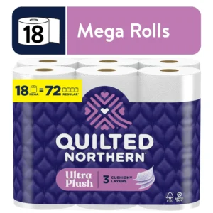 Quilted Northern Ultra Plush 3 Ply Toilet Paper 6 Mega Rolls