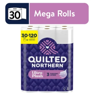 Quilted Northern Ultra Plush 3 Ply Toilet Paper 6 Mega Rolls