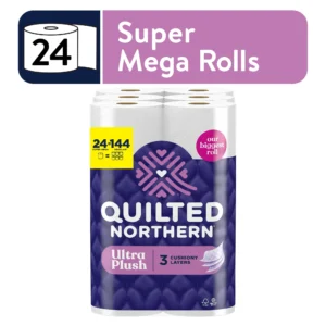 Quilted Northern Ultra Plush 3 Ply Toilet Paper 6 Mega Rolls