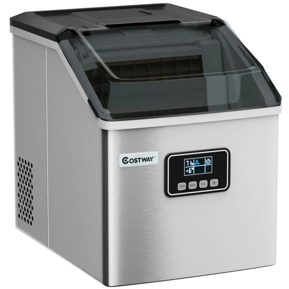 Qunler Countertop Nugget Ice Maker – 44lbs Daily, Touch Screen β close-up detail of design and finish