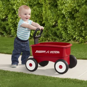 Radio Flyer My 1st 2 in 1 Play Wagon Push Walker Red