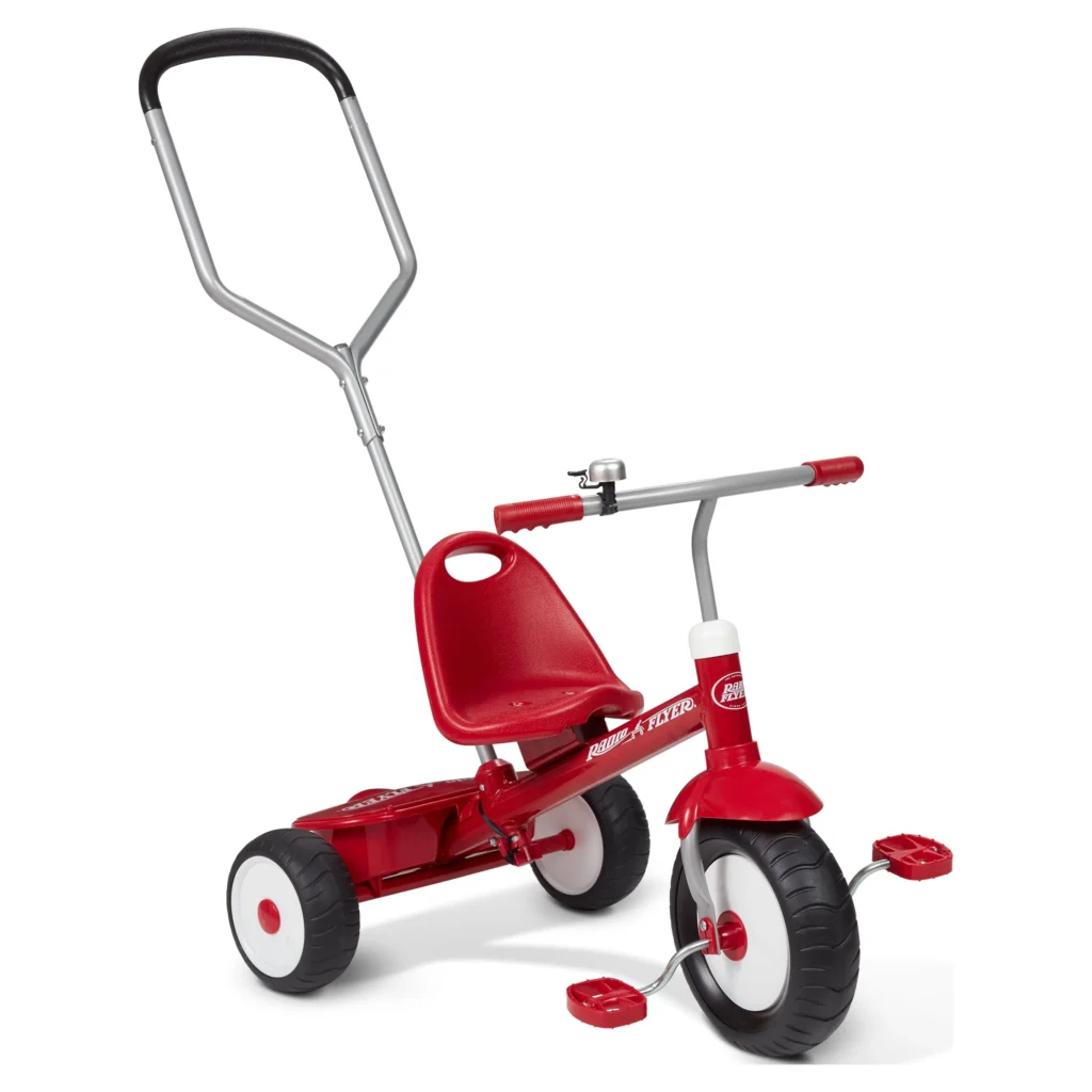Radio Flyer My 1st 2 in 1 Play Wagon Push Walker Red
