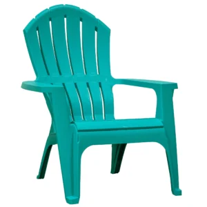 Real Comfort Outdoor Resin Stackable Adirondack Chair Gray