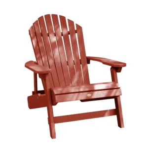 Real Comfort Outdoor Resin Stackable Adirondack Chair Gray