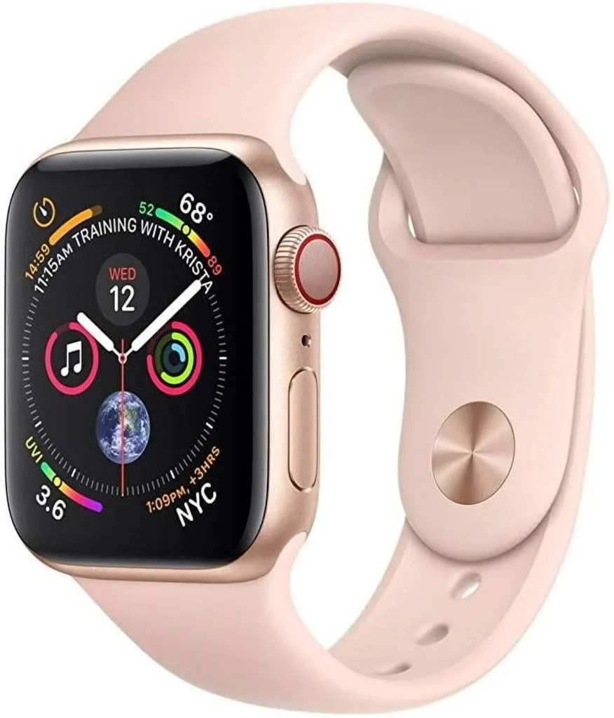 Apple Watch Series 4 40MM Smartwatch – Rose Gold Refurbished — alternate angle showing full product
