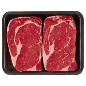 Ribeye Steak Choice Angus Beef 2 Per Tray 1 50 2 65 lb