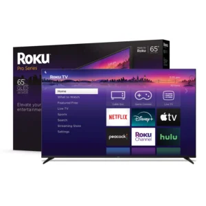 Roku 75 Inch Plus Series 4K QLED Smart Roku TV Roku Voice Remote Pro Dolby Vision Striking 4K Resolution Automatic Brightness Seamless Streaming