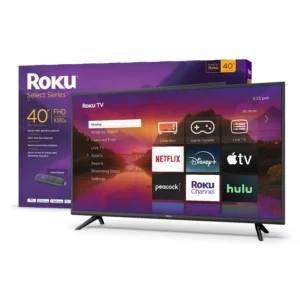 Roku 75 Inch Plus Series 4K QLED Smart Roku TV Roku Voice Remote Pro Dolby Vision Striking 4K Resolution Automatic Brightness Seamless Streaming