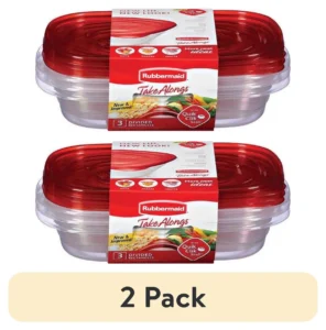 Rubbermaid 3 Piece Take Alongs Rectangular Container Set