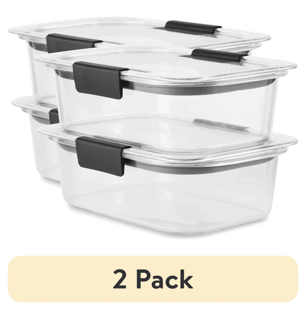 Rubbermaid Leak-Proof 23.5 oz Storage Set – 4-Pack Value Bundle — close-up detail of design and finish